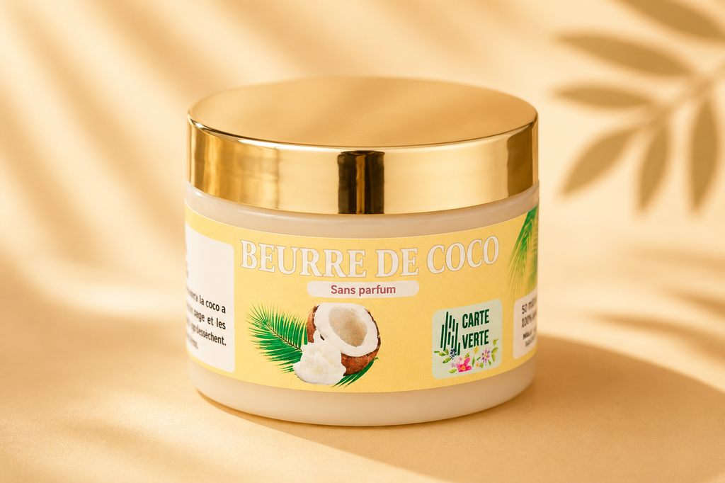 CARTE VERTE – BEURRE DE COCO