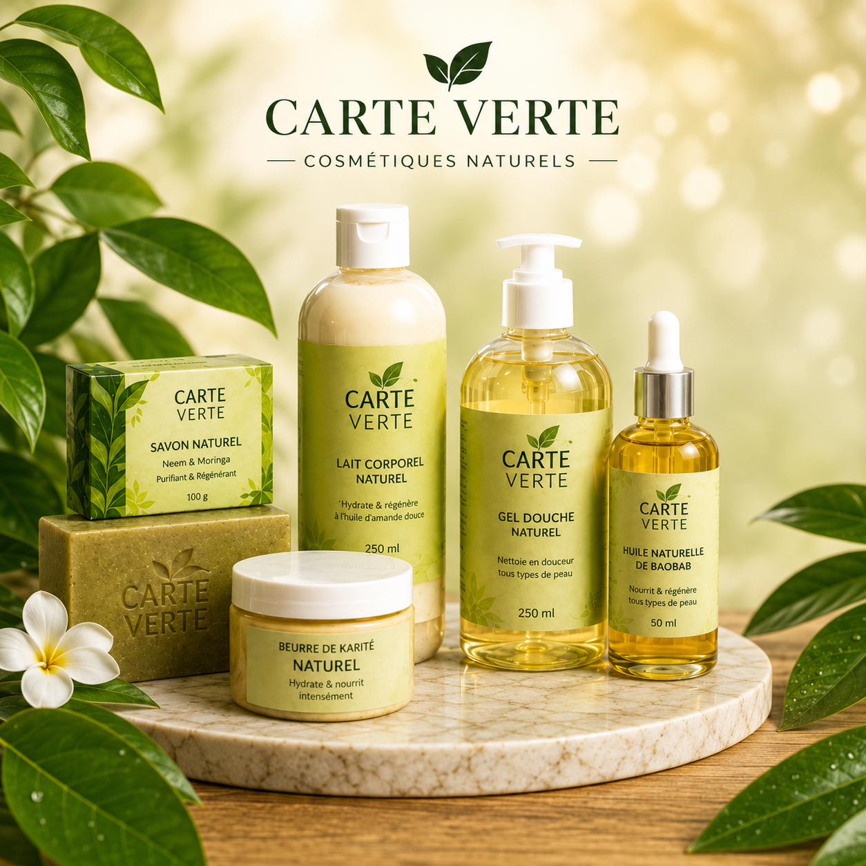 Carte Verte - Cosmétiques Naturels